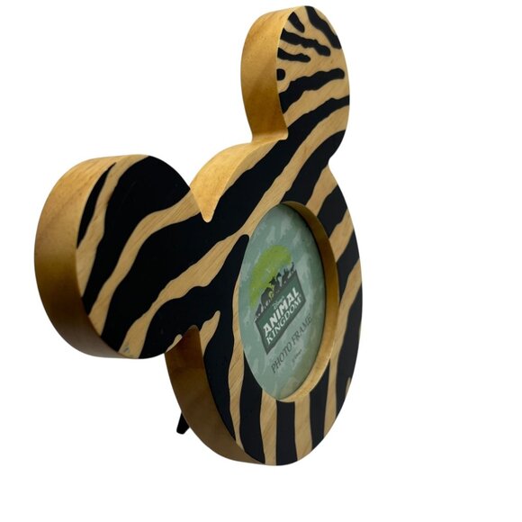 Disney Animal Kingdom Mickey Mouse Zebra Photo Frame 5" - Picture 4 of 6